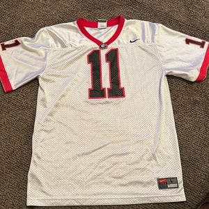 Nike Kids White and Red Jersey